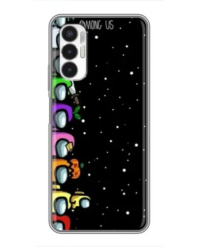 Чехол для TECNO POVA 3 (LF7n) с картинкой «Команда Among Us»