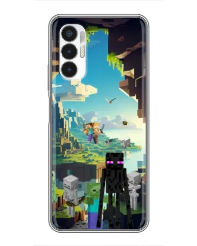 Чехол для TECNO POVA 3 (LF7n) с картинкой «Эндермен в лесу» Чехол для TECNO POVA 3 (LF7n) с картинкой «Эндермен в лесу»