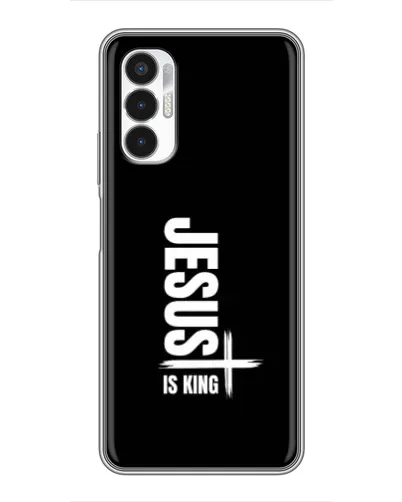 Чехол для TECNO POVA 3 (LF7n) с картинкой «Вертикаль веры Jesus»