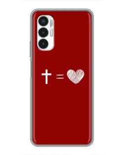 Чехол для TECNO POVA 3 (LF7n) с картинкой «Уравнение любви»