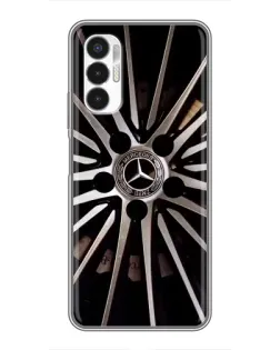 Чехол для TECNO POVA 3 (LF7n) с картинкой «Диск Mercedes»