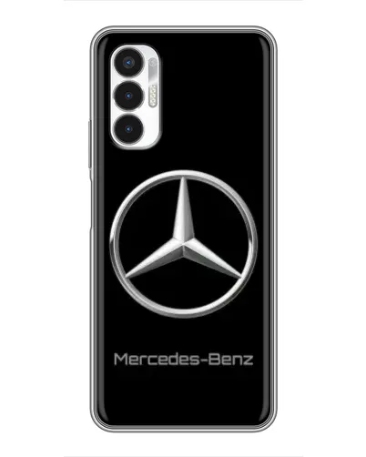 Чехол для TECNO POVA 3 (LF7n) с картинкой «Mercedes Silver Logo»