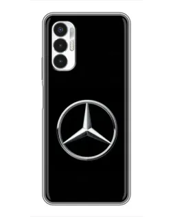 Чехол для TECNO POVA 3 (LF7n) с картинкой «Mercedes классический лого»