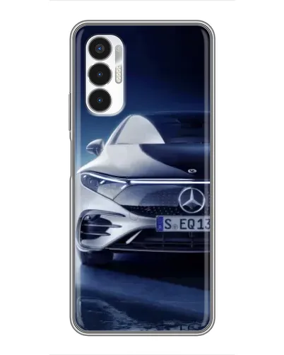 Чехол для TECNO POVA 3 (LF7n) с картинкой «Mercedes EQ — будущее»
