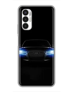 Чехол для TECNO POVA 3 (LF7n) с картинкой «Audi в неоне» Чехол для TECNO POVA 3 (LF7n) с картинкой «Audi в неоне»