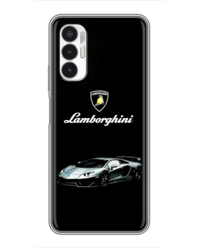 Чехол для TECNO POVA 3 (LF7n) с картинкой «Логотип Lamborghini классика»