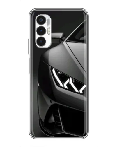 Чехол для TECNO POVA 3 (LF7n) с картинкой «Lamborghini фары детализация»