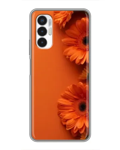 Чехол для TECNO POVA 3 (LF7n) с картинкой «Оранжевые герберы» Чехол для TECNO POVA 3 (LF7n) с картинкой «Оранжевые герберы»