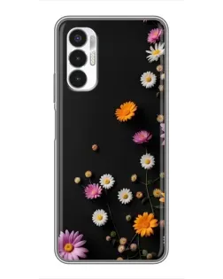 Чехол для TECNO POVA 3 (LF7n) с картинкой «Цветочная композиция»