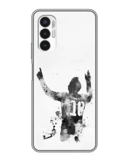 Чохол для TECNO POVA 3 (LF7n) з картинкою «Чорно-білий силует Мессі» Чохол для TECNO POVA 3 (LF7n) з картинкою «Чорно-білий силует Мессі»