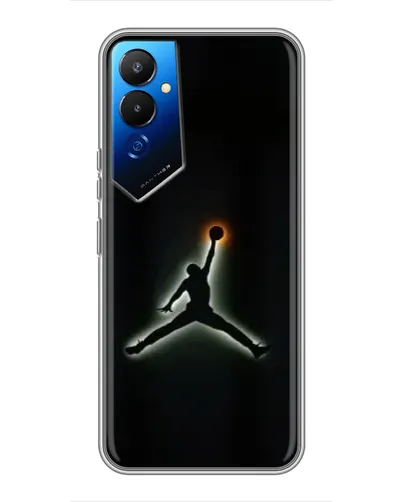 Чехол для TECNO POVA 4 (LG7n) с картинкой «Jordan Gradient Logo» Чехол для TECNO POVA 4 (LG7n) с картинкой «Jordan Gradient Logo»