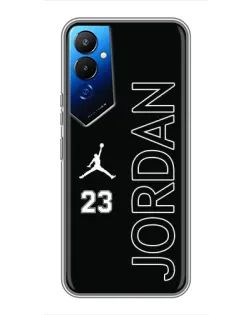 Чехол для TECNO POVA 4 (LG7n) с картинкой «Jordan Vertical»