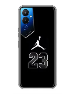 Чехол для TECNO POVA 4 (LG7n) с картинкой «Jordan Flight 23»