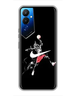 Чехол для TECNO POVA 4 (LG7n) с картинкой «Jordan Jumpman»