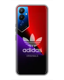 Чехол для TECNO POVA 4 (LG7n) с картинкой «Adidas Red Neon»
