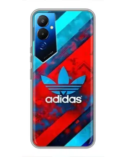 Чехол для TECNO POVA 4 (LG7n) с картинкой «Абстракция Adidas»