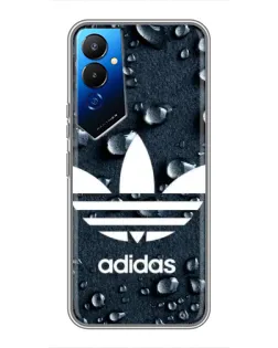 Чехол для TECNO POVA 4 (LG7n) с картинкой «Adidas Trefoil Blue»