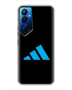 Чехол для TECNO POVA 4 (LG7n) с картинкой «Adidas Cyan Logo»