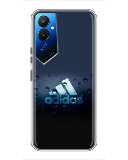 Чехол для TECNO POVA 4 (LG7n) с картинкой «Adidas Water Drops»