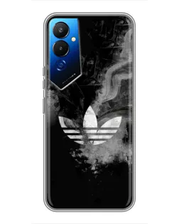 Чехол для TECNO POVA 4 (LG7n) с картинкой «Абстрактный дым Adidas»