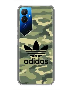 Чехол для TECNO POVA 4 (LG7n) с картинкой «Милитари стиль Adidas»