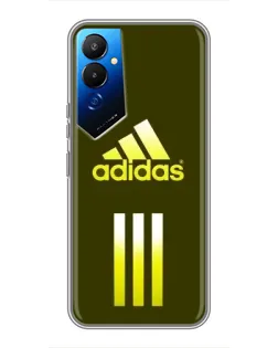 Чехол для TECNO POVA 4 (LG7n) с картинкой «Оливковый градиент Adidas»