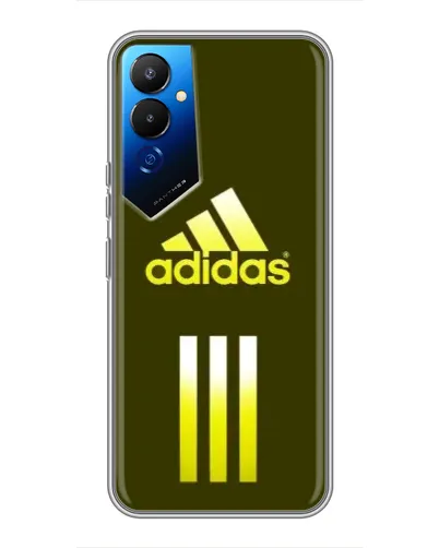 Чехол для TECNO POVA 4 (LG7n) с картинкой «Оливковый градиент Adidas»