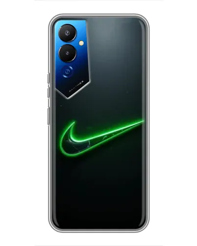 Чехол для TECNO POVA 4 (LG7n) с картинкой «Неоновый контур Nike» Чехол для TECNO POVA 4 (LG7n) с картинкой «Неоновый контур Nike»
