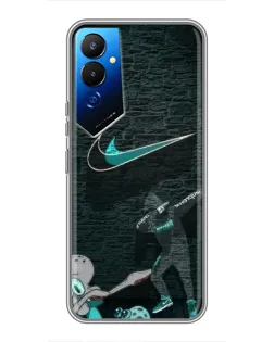 Чехол для TECNO POVA 4 (LG7n) с картинкой «Спортивный арт Nike»