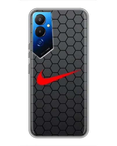 Чехол для TECNO POVA 4 (LG7n) с картинкой «Nike — карбоновая сетка» Чехол для TECNO POVA 4 (LG7n) с картинкой «Nike — карбоновая сетка»