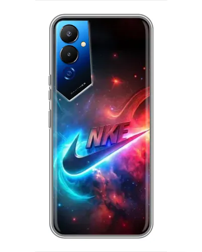 Чехол для TECNO POVA 4 (LG7n) с картинкой «Огненный логотип Nike» Чехол для TECNO POVA 4 (LG7n) с картинкой «Огненный логотип Nike»