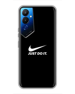 Чехол для TECNO POVA 4 (LG7n) с картинкой «Минимализм от Nike»