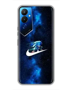 Чехол для TECNO POVA 4 (LG7n) с картинкой «Звездный путь Nike»
