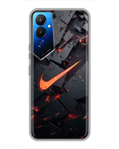 Чехол для TECNO POVA 4 (LG7n) с картинкой «Nike — эффект разломов» Чехол для TECNO POVA 4 (LG7n) с картинкой «Nike — эффект разломов»