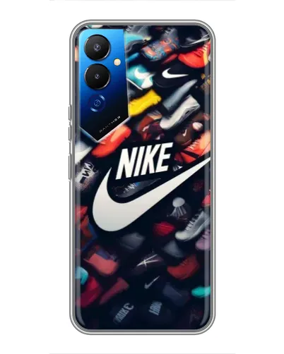 Чехол для TECNO POVA 4 (LG7n) с картинкой «Коллекция кроссовок Nike» Чехол для TECNO POVA 4 (LG7n) с картинкой «Коллекция кроссовок Nike»