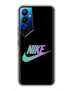 Чехол для TECNO POVA 4 (LG7n) с картинкой «Nike — городская ночь»