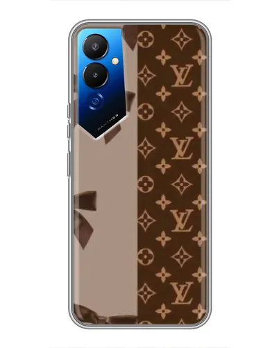 Чехол для TECNO POVA 4 (LG7n) с картинкой «Louis Vuitton — банты»