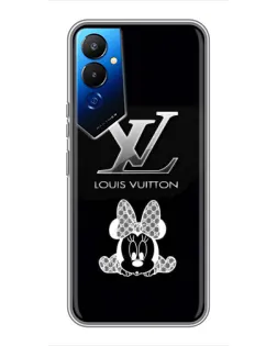 Чехол для TECNO POVA 4 (LG7n) с картинкой «LV и Минни Маус»