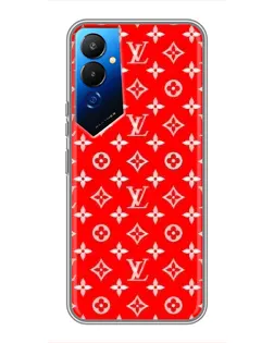 Чехол для TECNO POVA 4 (LG7n) с картинкой «Яркий паттерн LV»