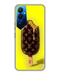 Чехол для TECNO POVA 4 (LG7n) с картинкой «Мороженое от LV»