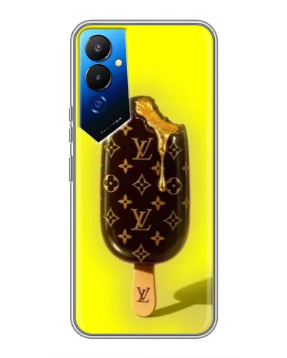Чехол для TECNO POVA 4 (LG7n) с картинкой «Мороженое от LV»