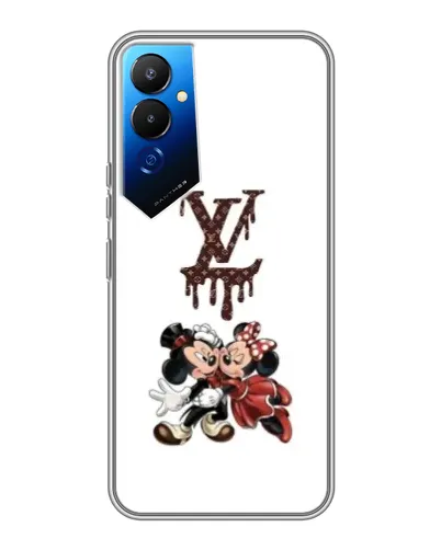 Чехол для TECNO POVA 4 (LG7n) с картинкой «LV и Микки Маус»