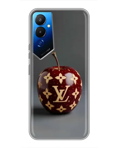 Чехол для TECNO POVA 4 (LG7n) с картинкой «Красное яблоко LV»