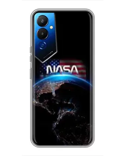 Чохол для TECNO POVA 4 (LG7n) з картинкою «Земля з космосу NASA»