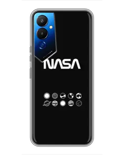 Чохол для TECNO POVA 4 (LG7n) з картинкою «NASA — технічний принт»