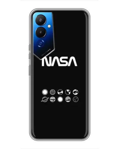 Чохол для TECNO POVA 4 (LG7n) з картинкою «NASA — технічний принт»