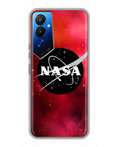 Чохол для TECNO POVA 4 (LG7n) з картинкою «NASA — червона туманність»