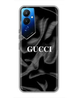 Чехол для TECNO POVA 4 (LG7n) с картинкой «Gucci — шелковые волны»