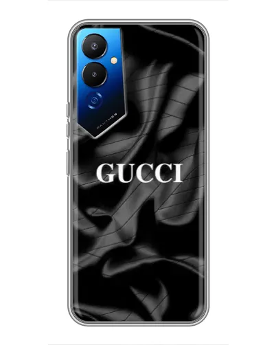 Чехол для TECNO POVA 4 (LG7n) с картинкой «Gucci — шелковые волны» Чехол для TECNO POVA 4 (LG7n) с картинкой «Gucci — шелковые волны»