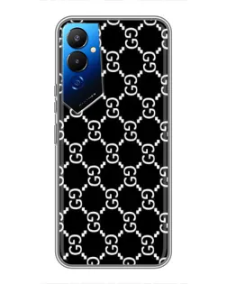 Чехол для TECNO POVA 4 (LG7n) с картинкой «Gucci — сетчатый паттерн»